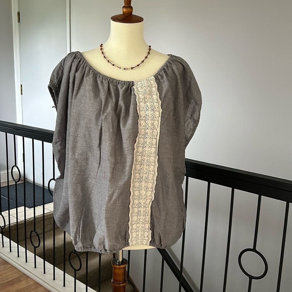 MAGNOLIA PEARL lace shirt